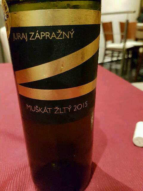 Juraj Zápražný Muškát Moravský 2015