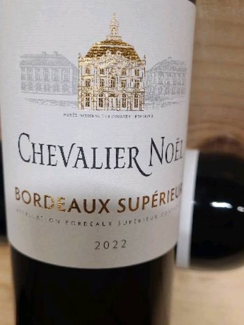 Chevalier Noël Bordeaux Supérieur 2022