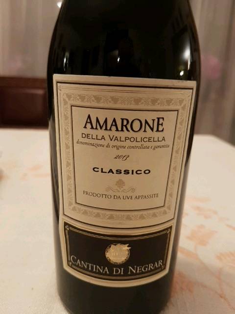 Cantina di Negrar Amarone della Valpolicella Classico 2013