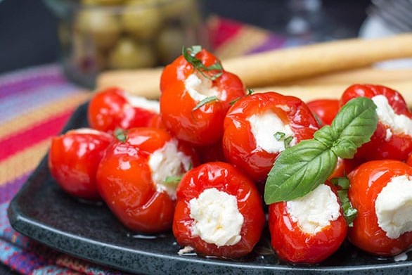 Cream Cheese Stuffed Mini Peppers (Preserved)