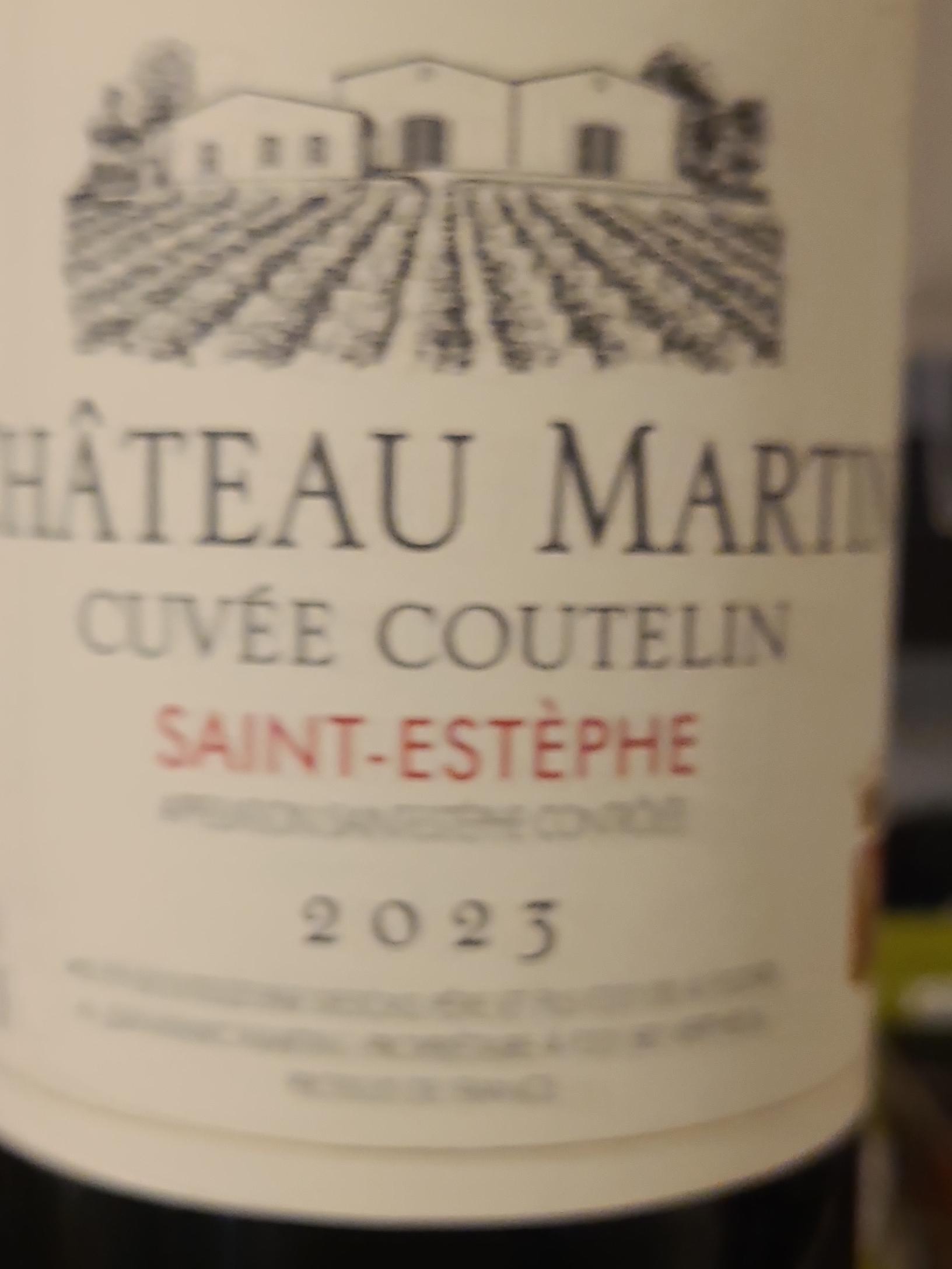 Château Martin Cuvée Coutelin Saint-Estèphe 2023