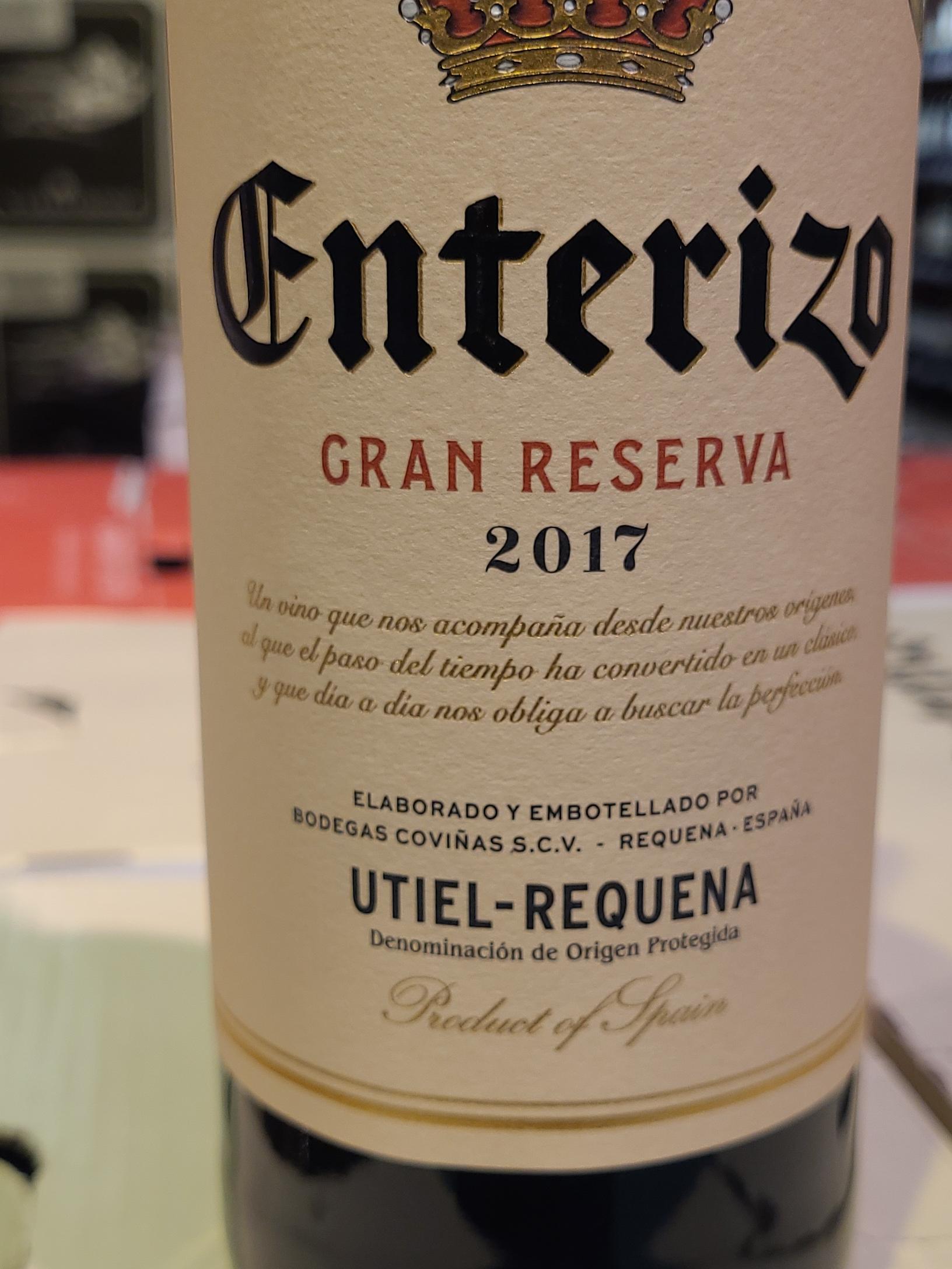 Viña Enterizo Gran Reserva 2017