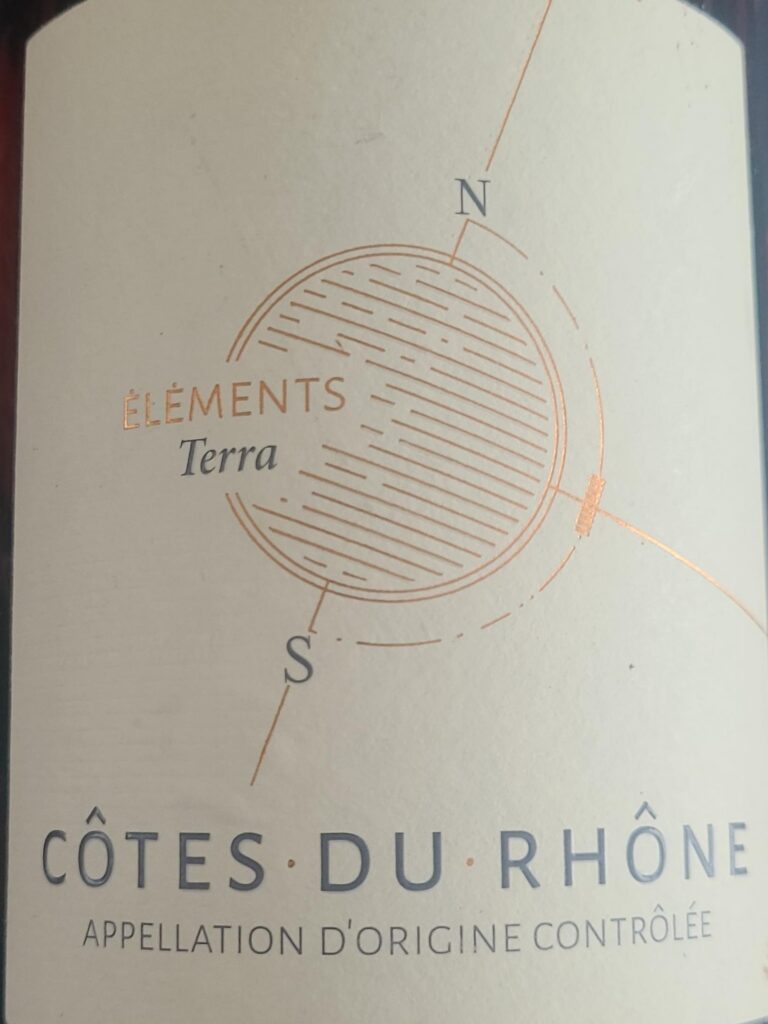 Laudun-Chusclan (Maison Sinnae) Elements Terra Cotes du Rhone