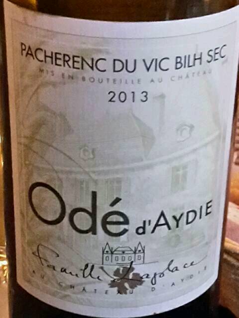 Famille Laplace Odé d’Aydie Pacherenc du Vic-Bilh Sec 2013