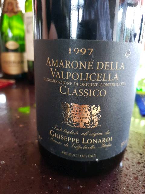 Giuseppe Lonardi Amarone della Valpolicella Classico 1997
