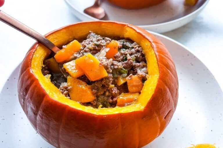 Stuffed Pumpkin with Beef — Argentine Style