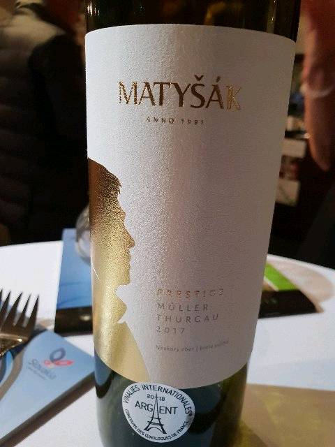 Matyšák Prestige Müller-Thurgau 2017