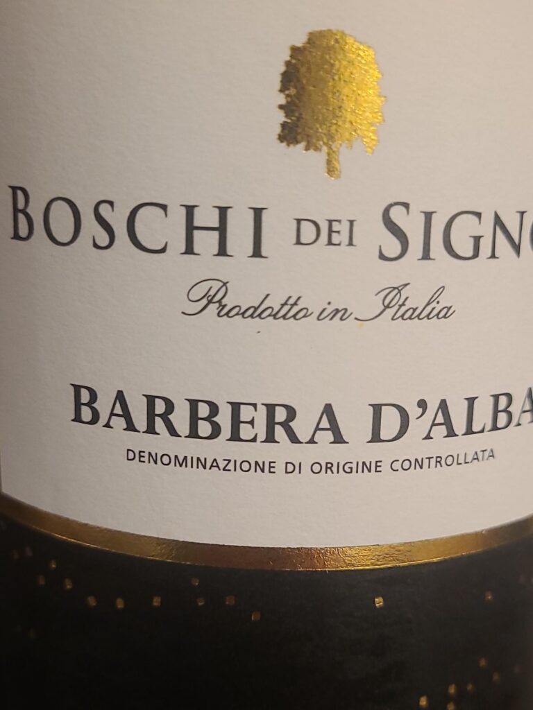 Bosio Boschi Dei Signori Barbera d’Alba