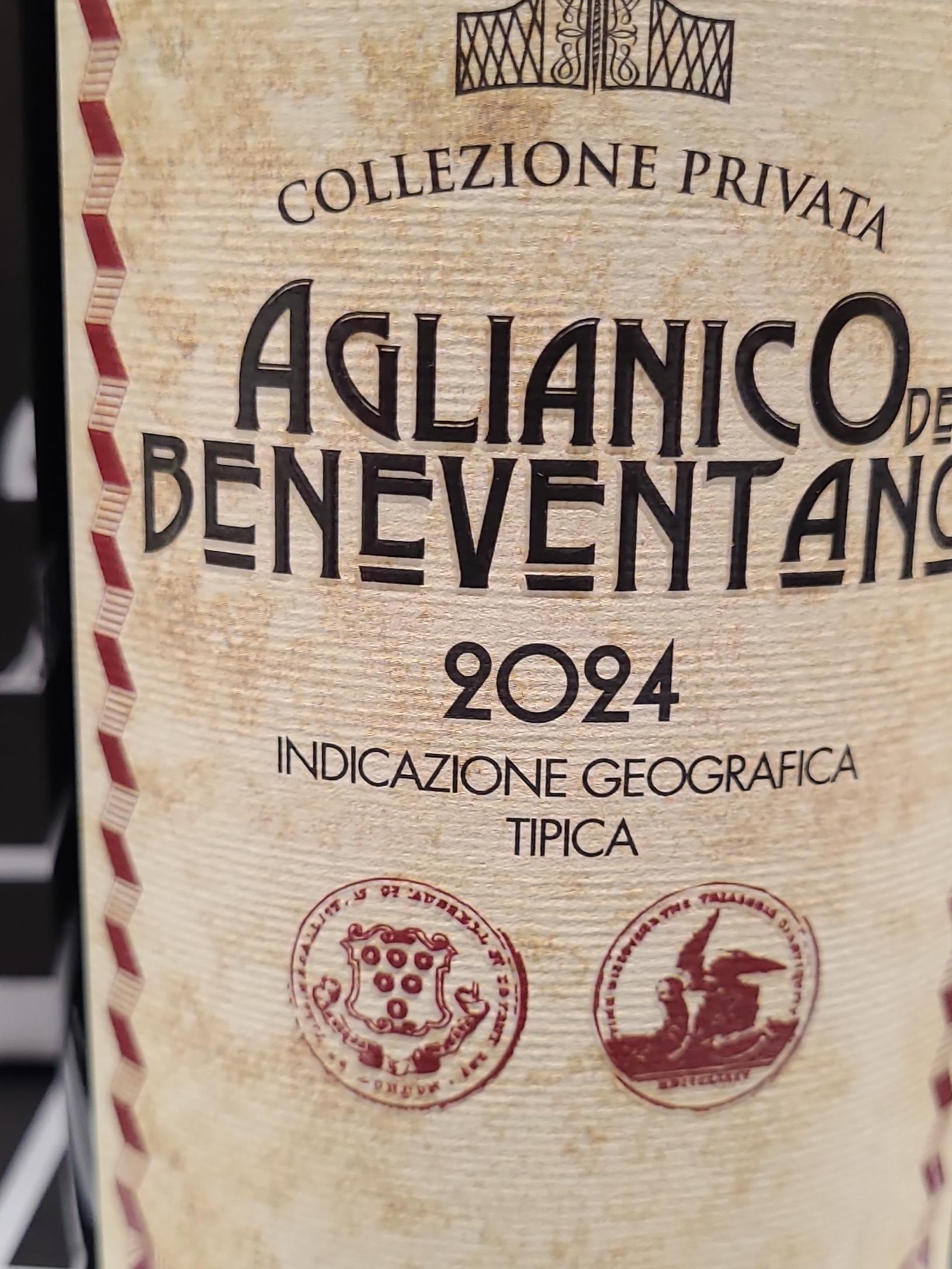 Cantina Manzini Collezione Privata Aglianico Beneventano 2024