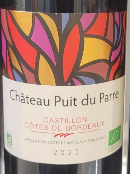 Château Puit du Parre Castillon – Côtes de Bordeaux 2022